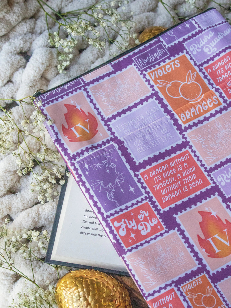 Fourth Wing Stamps Book Sleeve