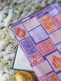 Water-Resistant Extra Large Book Sleeve | Fourth Wing Stamps The Empyrean Series