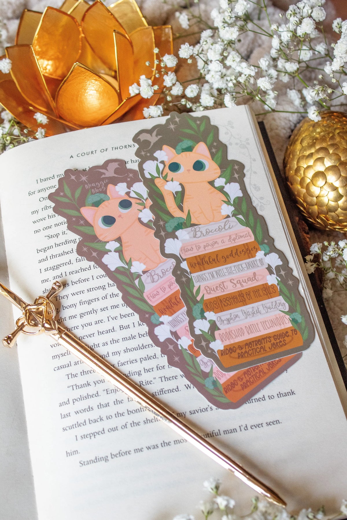 Fourth Wing Bookmark | Broccoli Bookstack