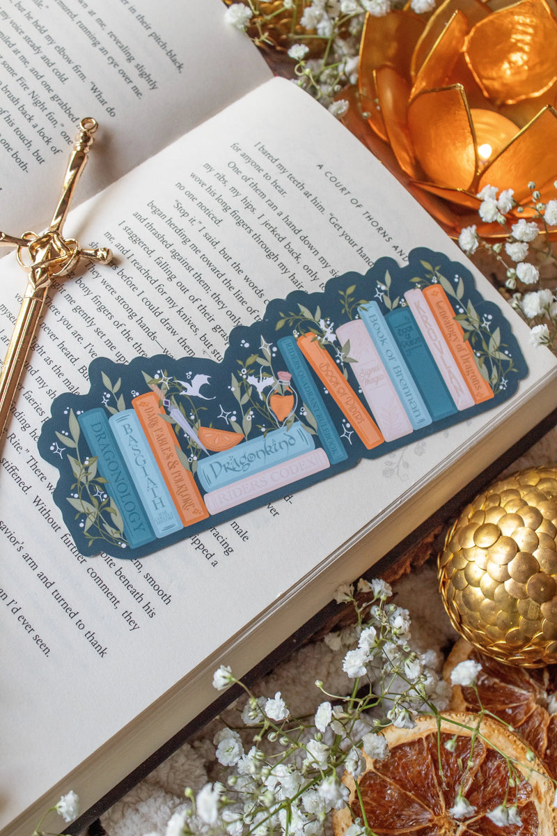 Fourth Wing Bookmark | Color Violet's Bookshelf