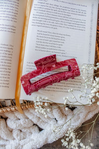 Bookish Hair Claw Clip | Love Story