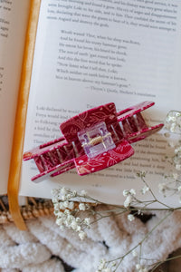 Bookish Hair Claw Clip | Love Story