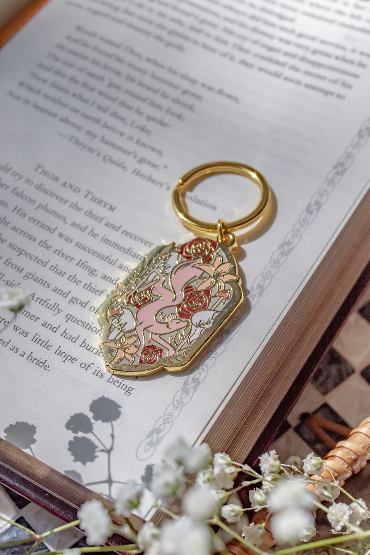 Once Upon A Broken Heart Little Fox Metal Keychain