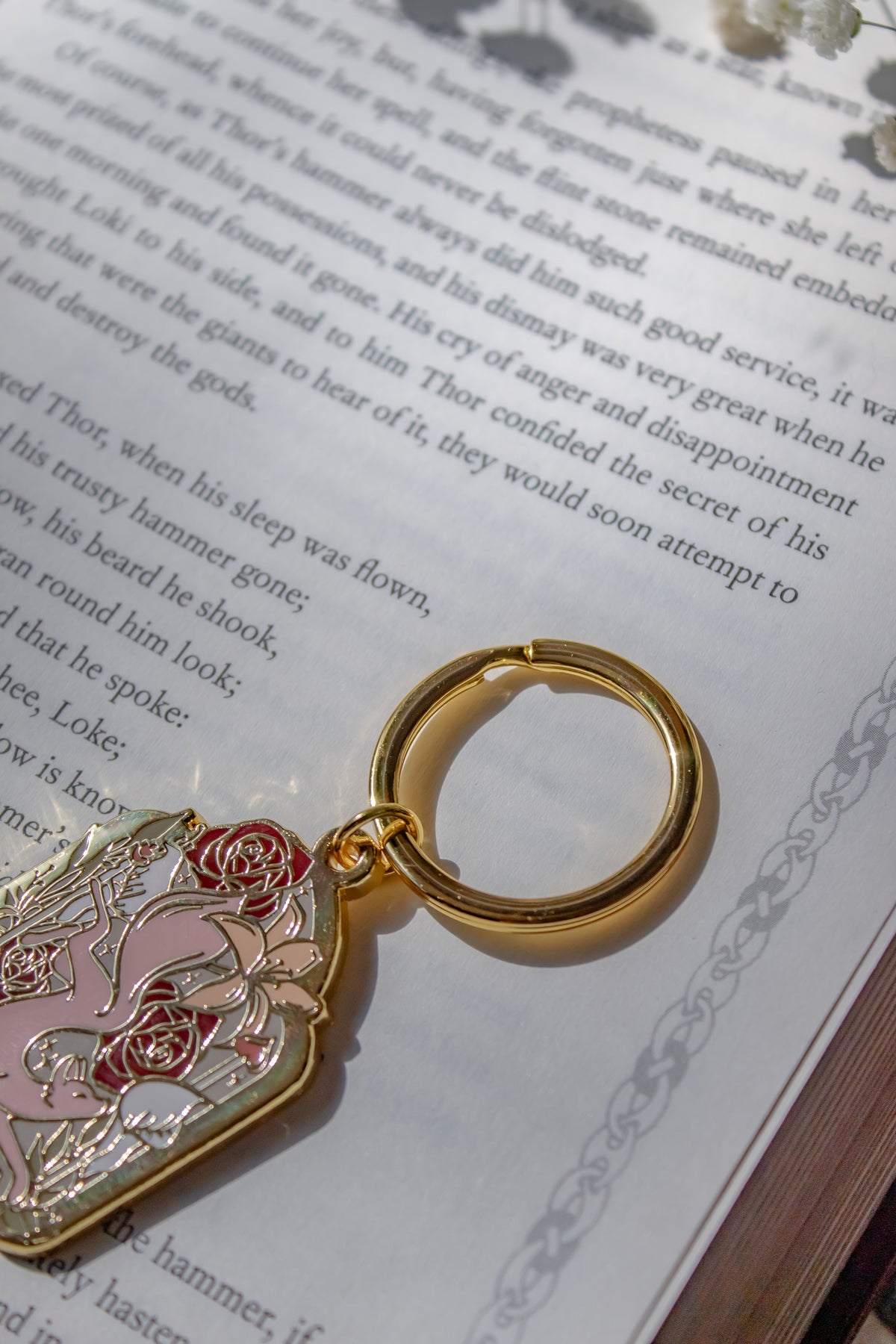 Once Upon A Broken Heart Little Fox Metal Keychain