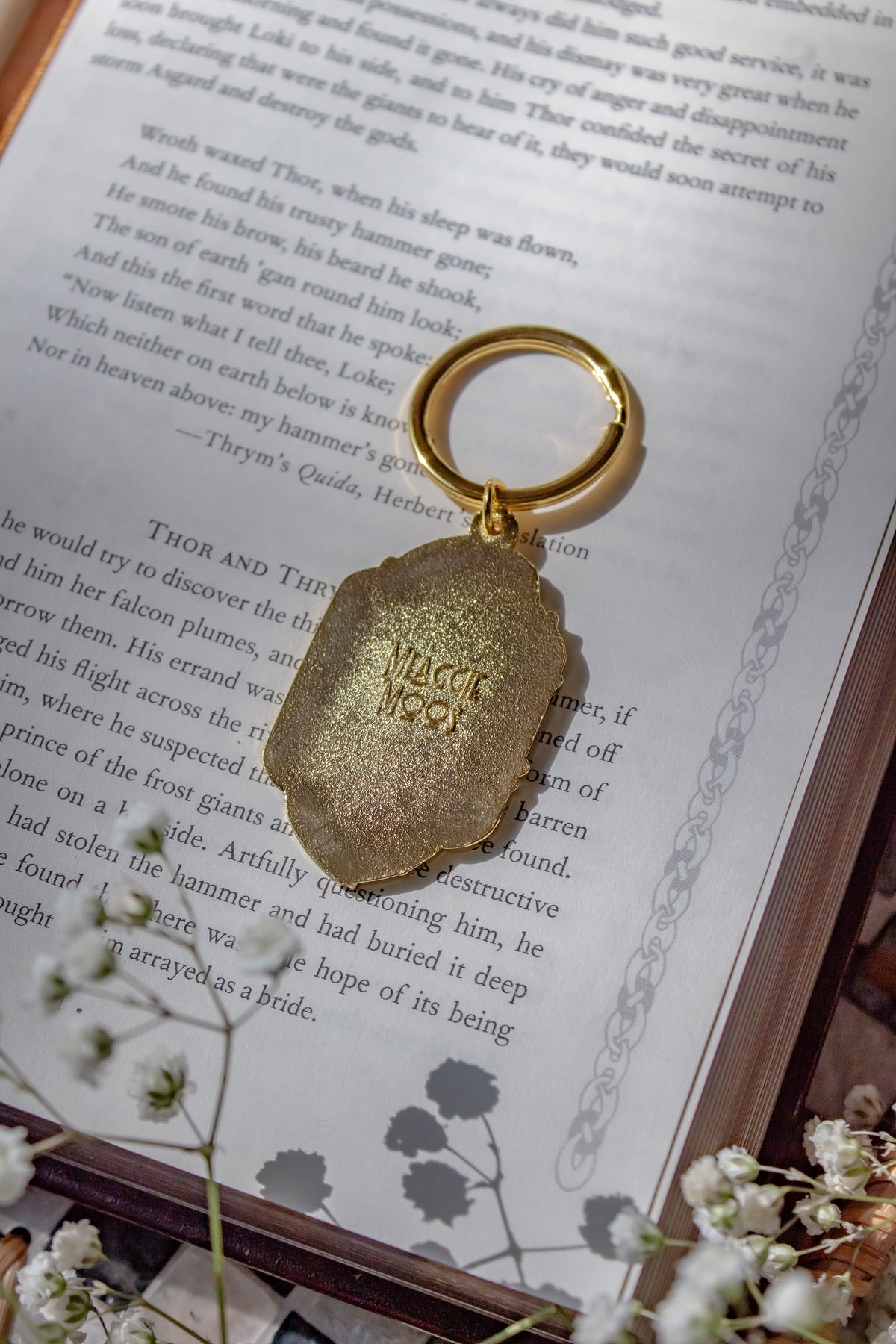 Once Upon A Broken Heart Little Fox Metal Keychain