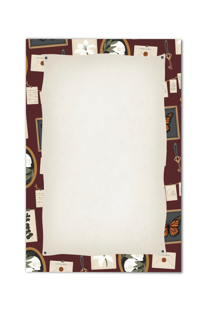 4"x6" Notepad | Dark Academia