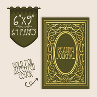 6"x9" Art Nouveau Reading Journal