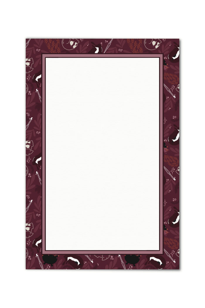 4"x6" Notepad | Maroon Magic