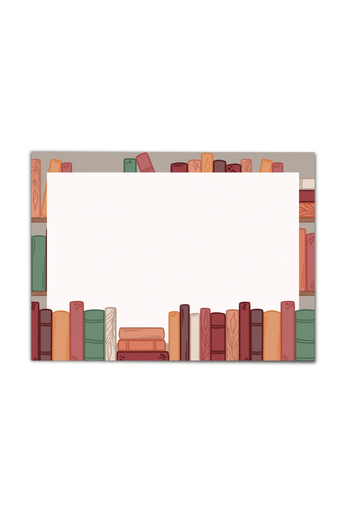 3"x4" Sticky Notes | Cozy Autumn Bookshelf