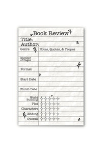 Book Review Post-it® Notepad | Type Writer