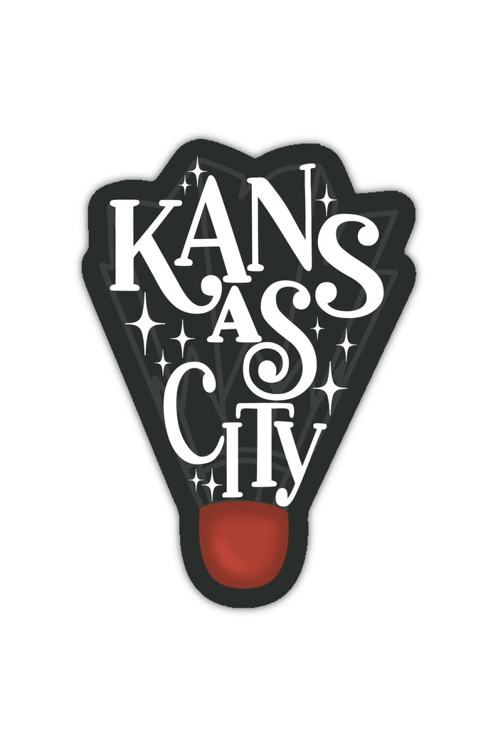 Kansas City Shuttlecock Vinyl Sticker