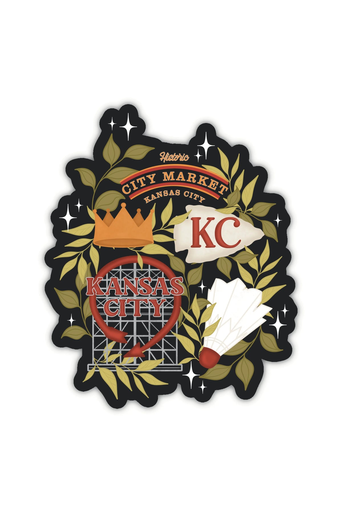 Kansas City Icons Vinyl Sticker