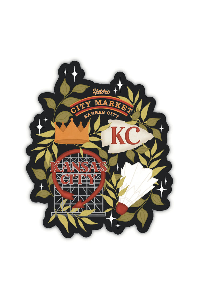 Kansas City Icons Vinyl Sticker