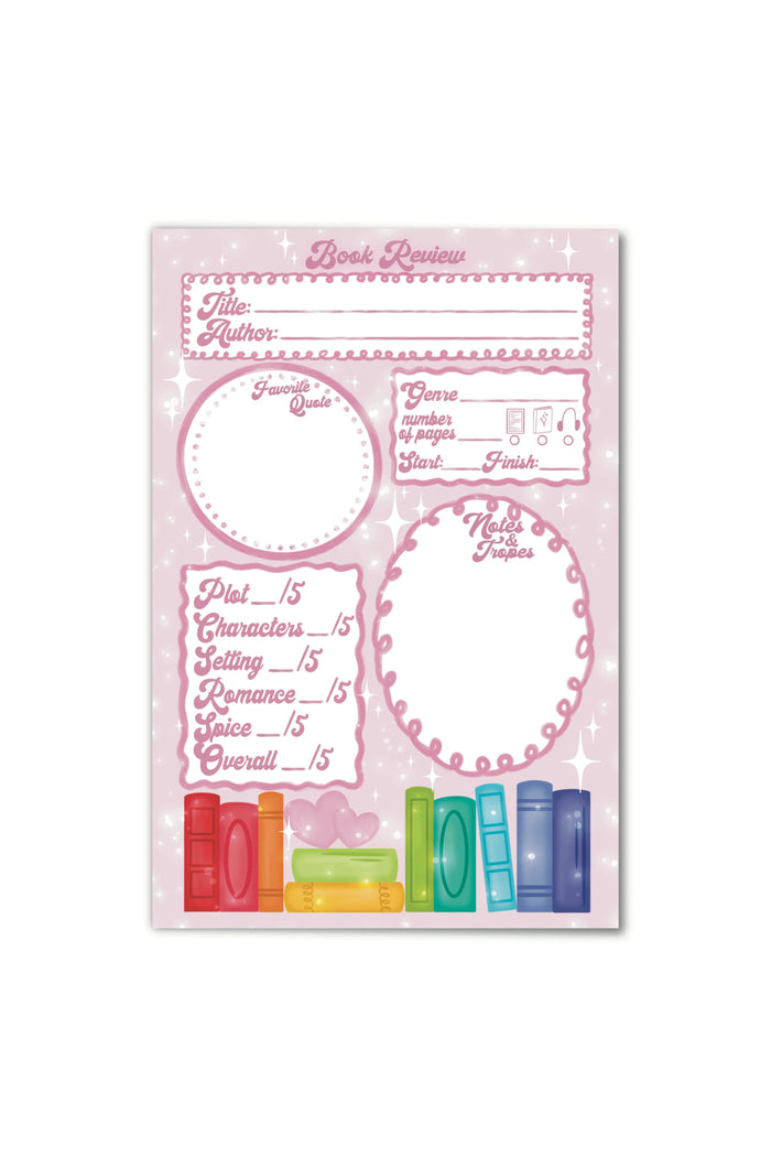 Book Review Post-it® Notepad | Rainbow