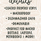 Maroon Crescent City Bookish Sticker Sheet | Waterproof Stickers | SJM | 6"x4"