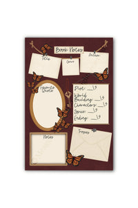 Book Review Post-it® Notepad | Dark Academia