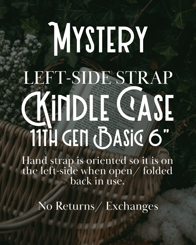 Mystery Left-Hand Strap Kindle Case | Kindle Basic 6"