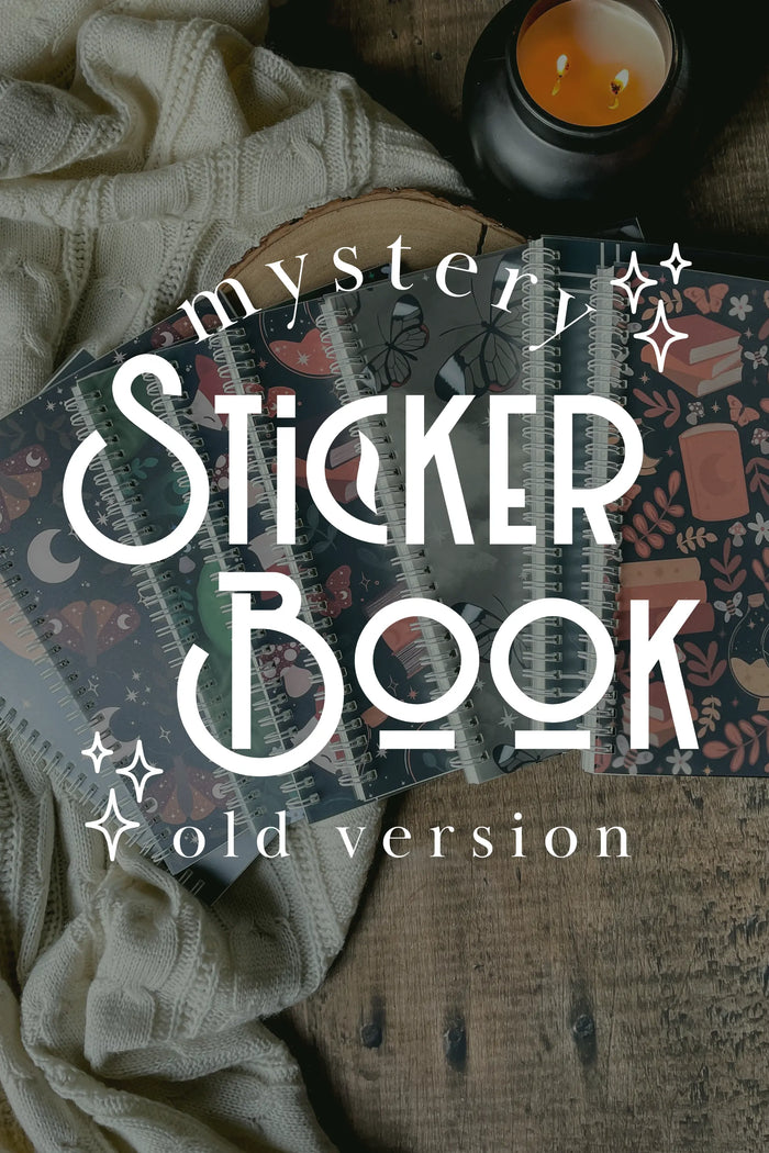 Mystery Reusable Sticker Collecting Book - Old Version