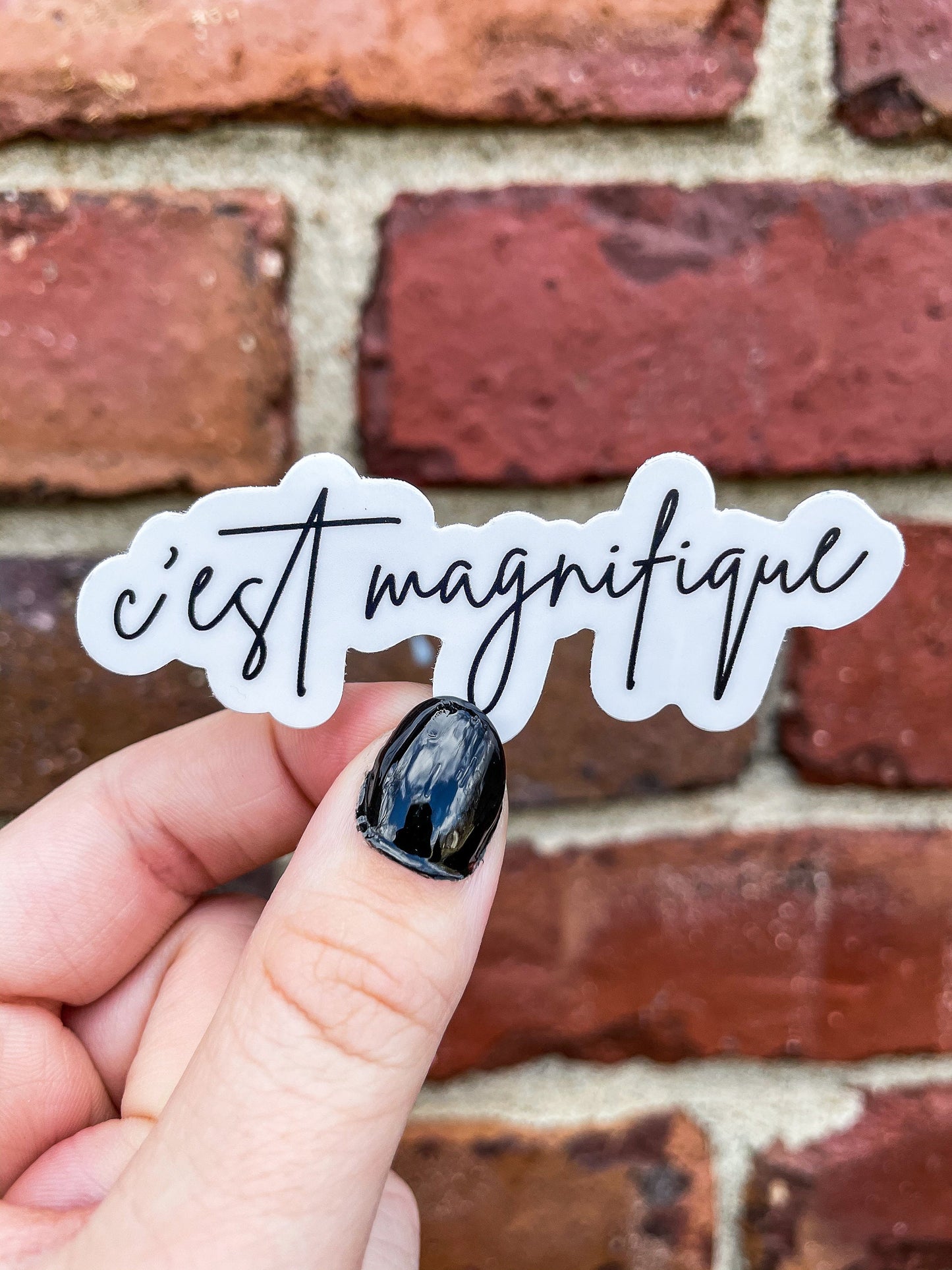 C'est Magnifique Sticker | 3"x1.16"