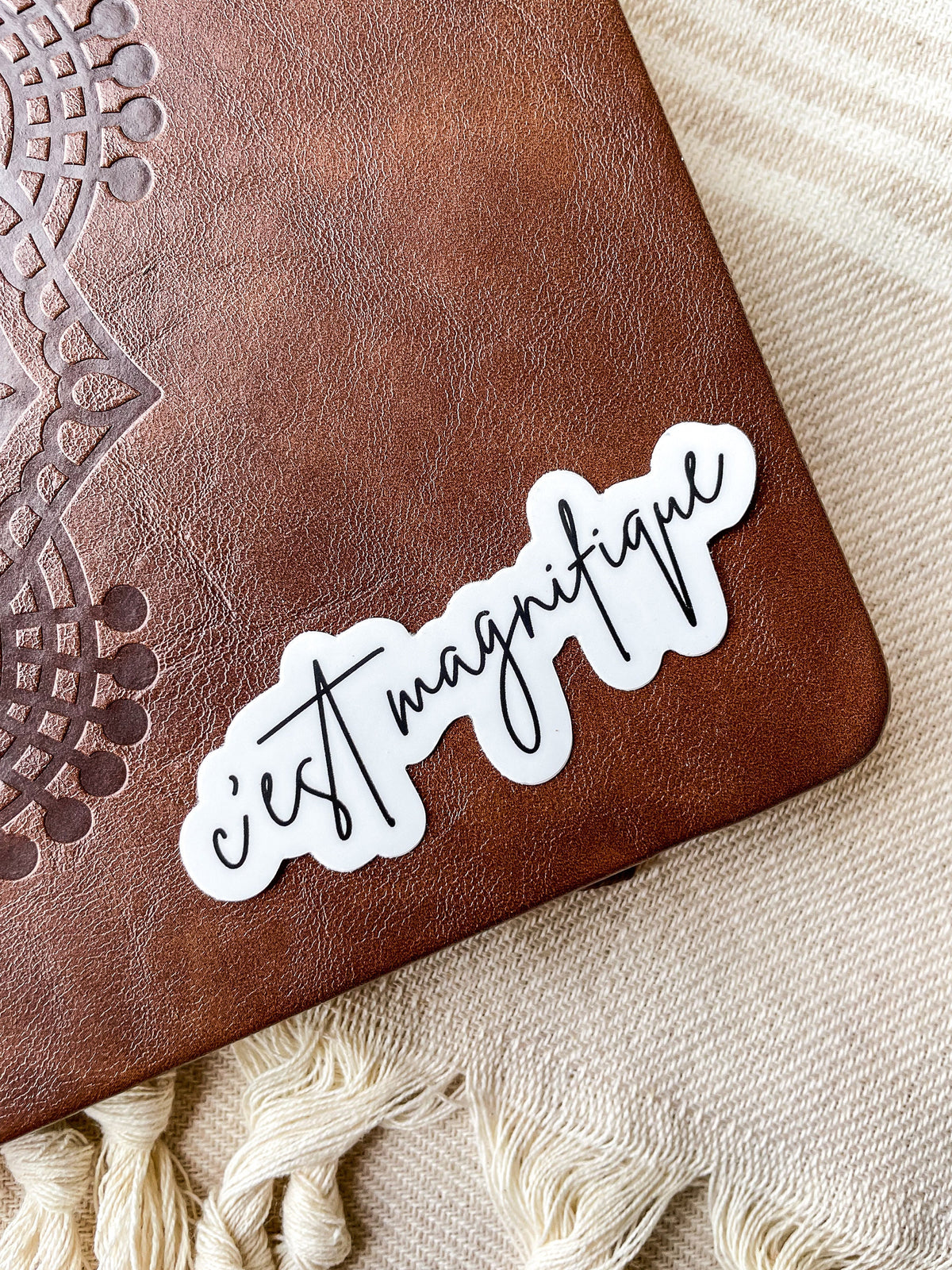 C'est Magnifique Sticker | 3"x1.16"
