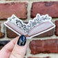 Floral Book Waterproof Sticker | 3"x1.53"