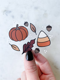Fall Waterproof Sticker | 3" x 2.5"