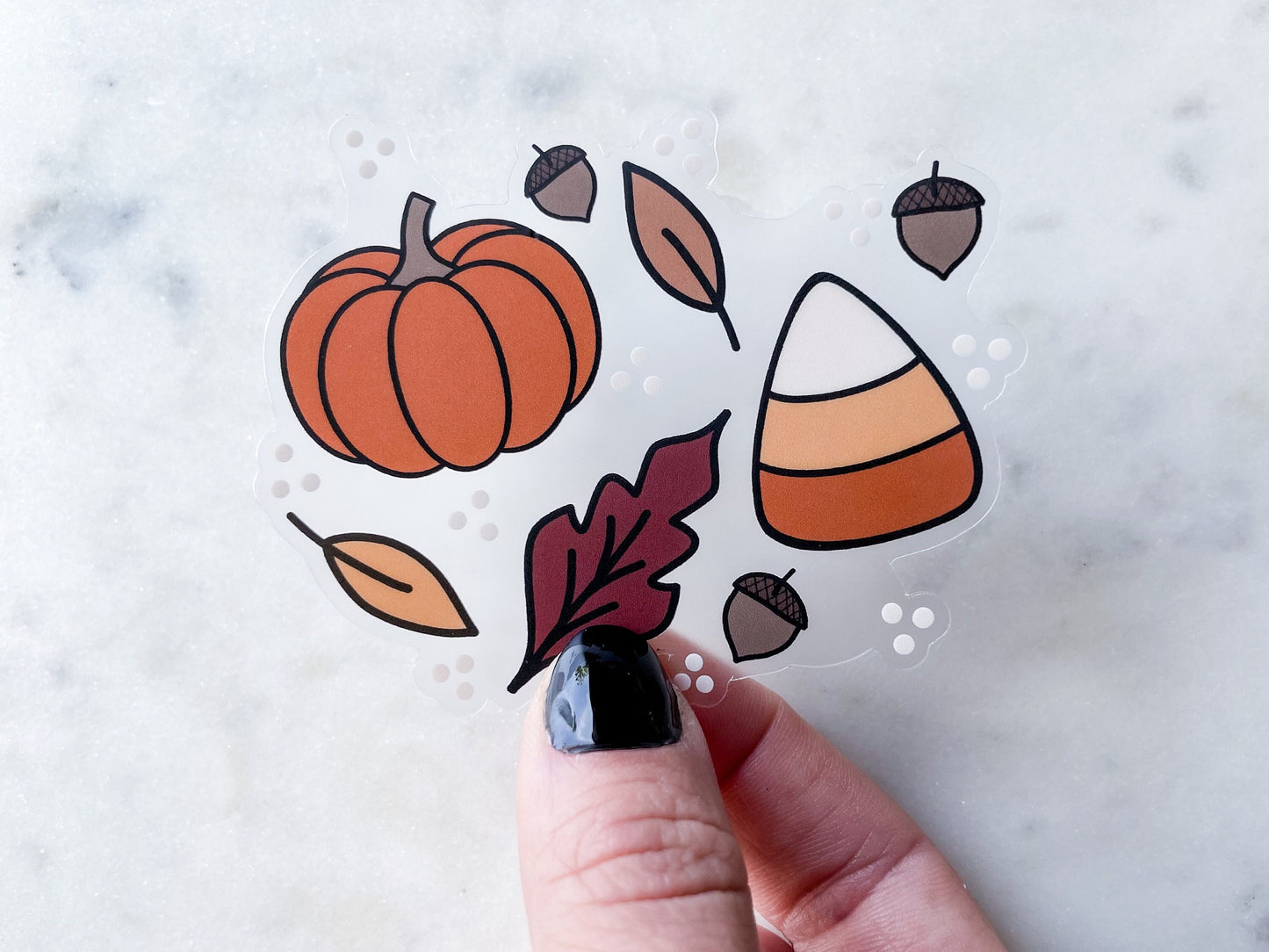 Fall Waterproof Sticker | 3" x 2.5"