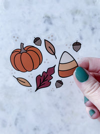 Fall Waterproof Sticker | 3" x 2.5"