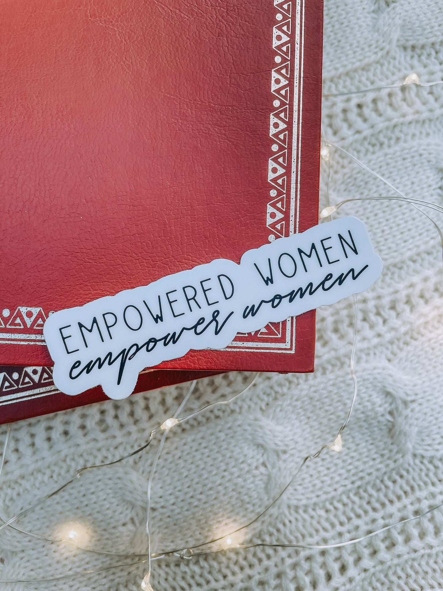 Empowered Women Empower Women Waterproof Sticker | 3.4" x 1"