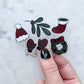 Christmas Things Waterproof Sticker | Holiday Laptop and Water Bottle Sticker | Winter Fun Sticker | XMAS Favorites Sticker | 3" x 2.27"