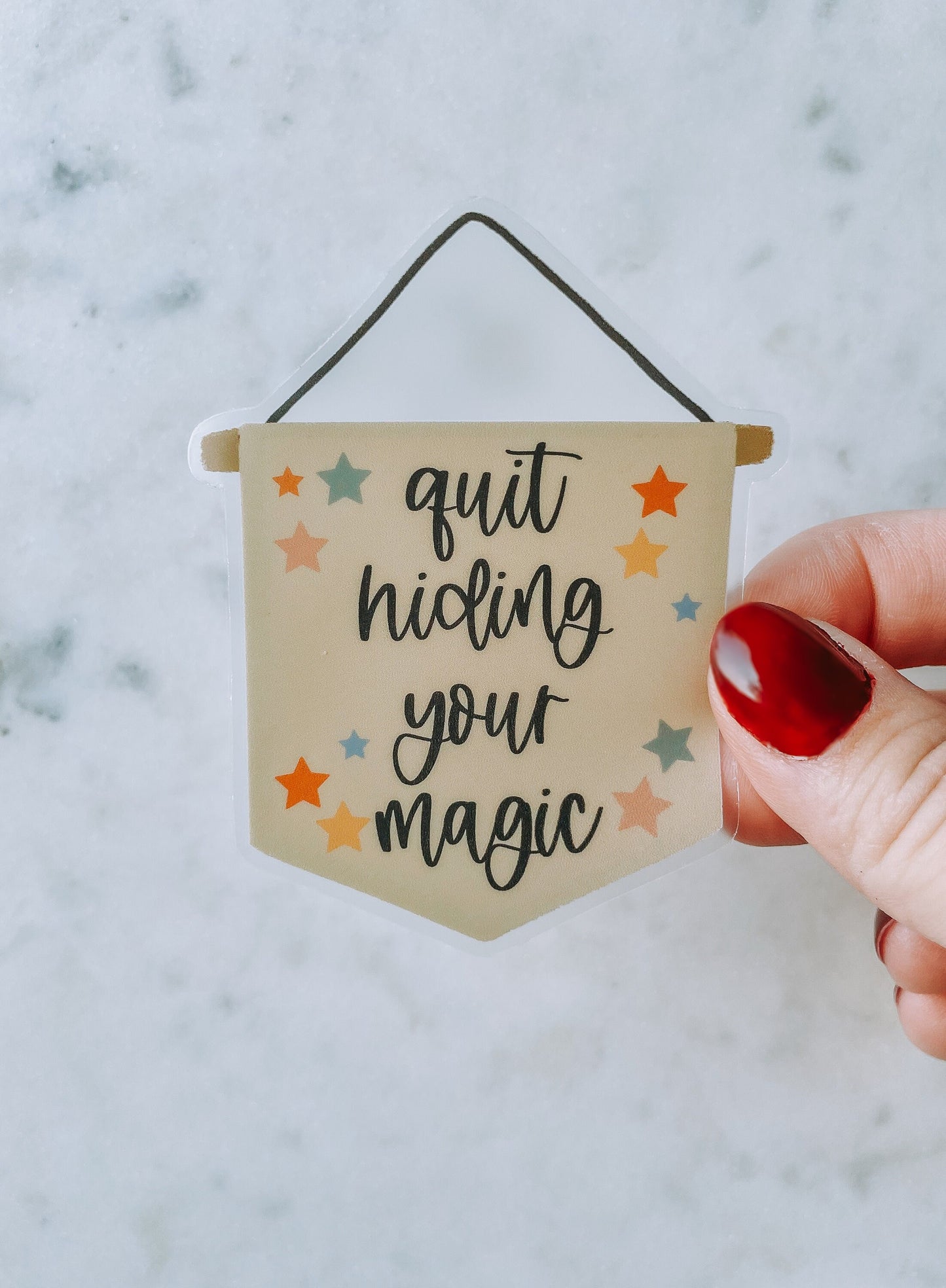 Quit Hiding Your Magic Waterproof Sticker | 2.4" x 3"