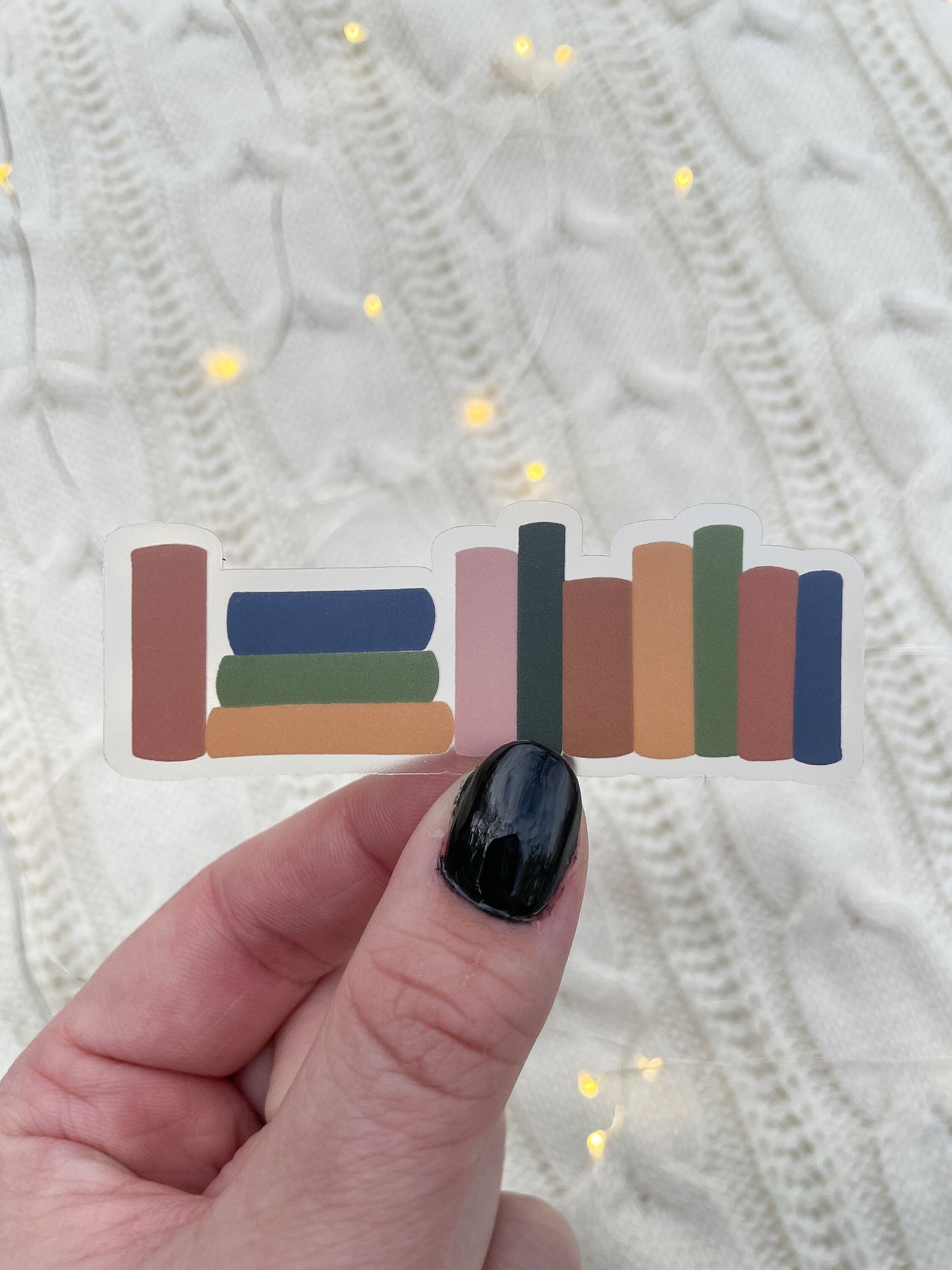 Book Bookshelf Border Sticker | 3"x1.2"