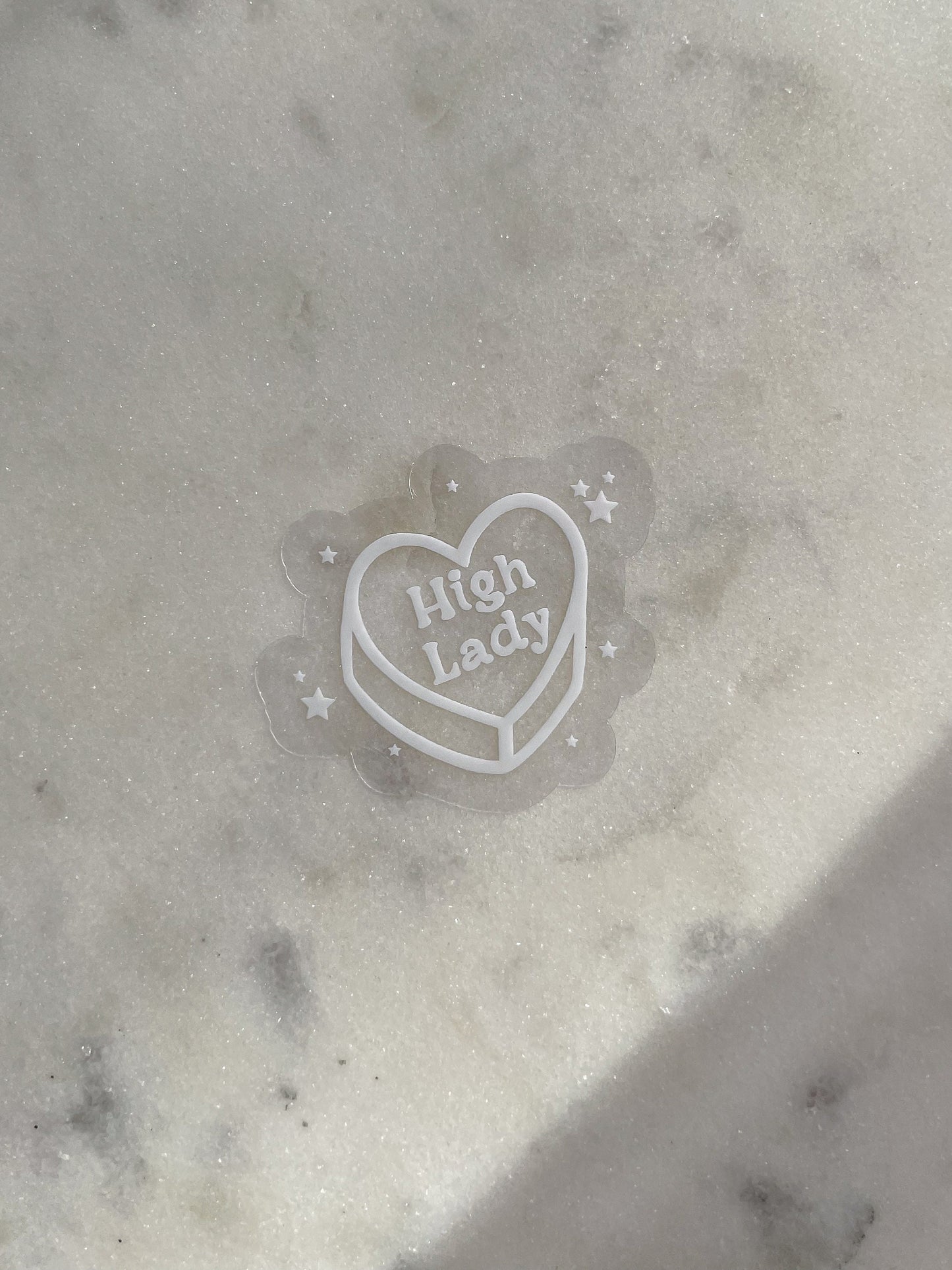 High Lady Heart Waterproof Sticker | A Court of Thorns  and Roses | SJM | 1.5"x1.5"