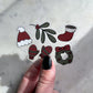 Christmas Things Waterproof Sticker | Holiday Laptop and Water Bottle Sticker | Winter Fun Sticker | XMAS Favorites Sticker | 3" x 2.27"
