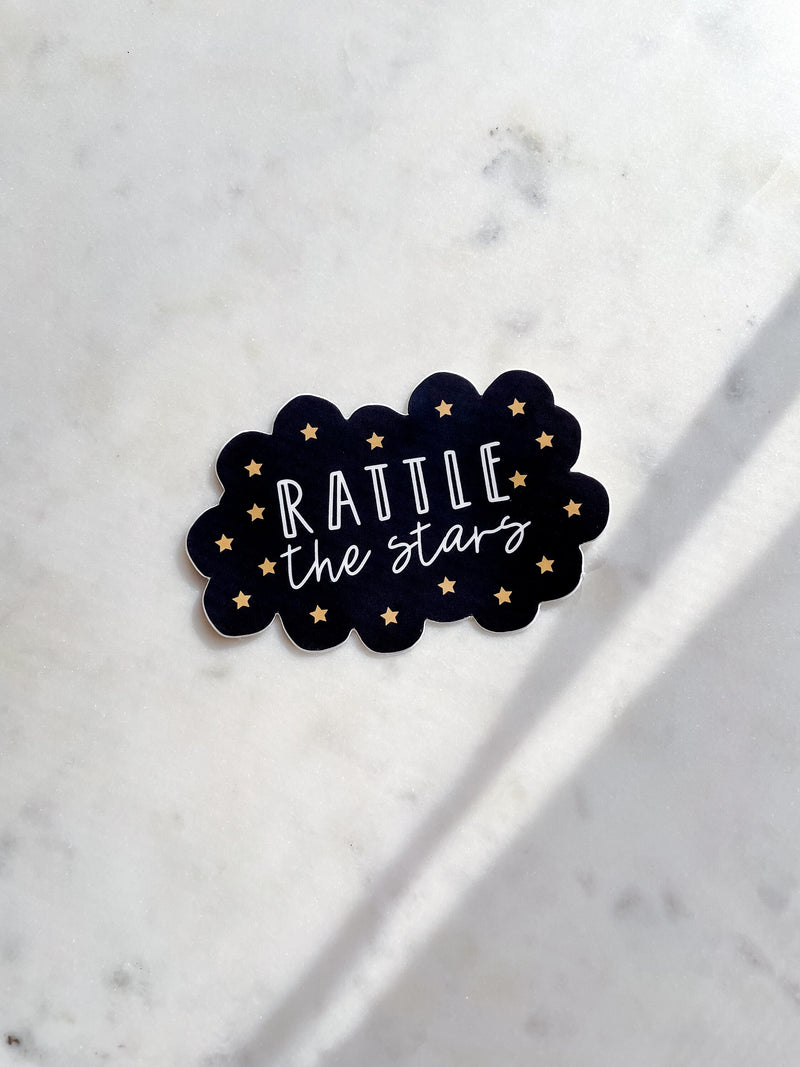 Rattle The Stars Sticker | Throne of Glass | A Court of Thorns and Roses | SJM | 3" x 1.94"
