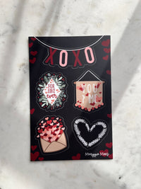 XOXO Sticker Sheet | 6"x4"