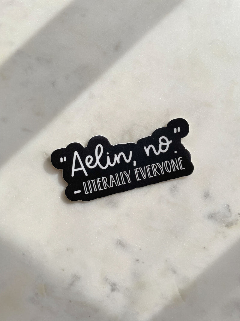 Aelin, No - Literally Everyone Magnet | Throne of Glass | 3"x1.5" |