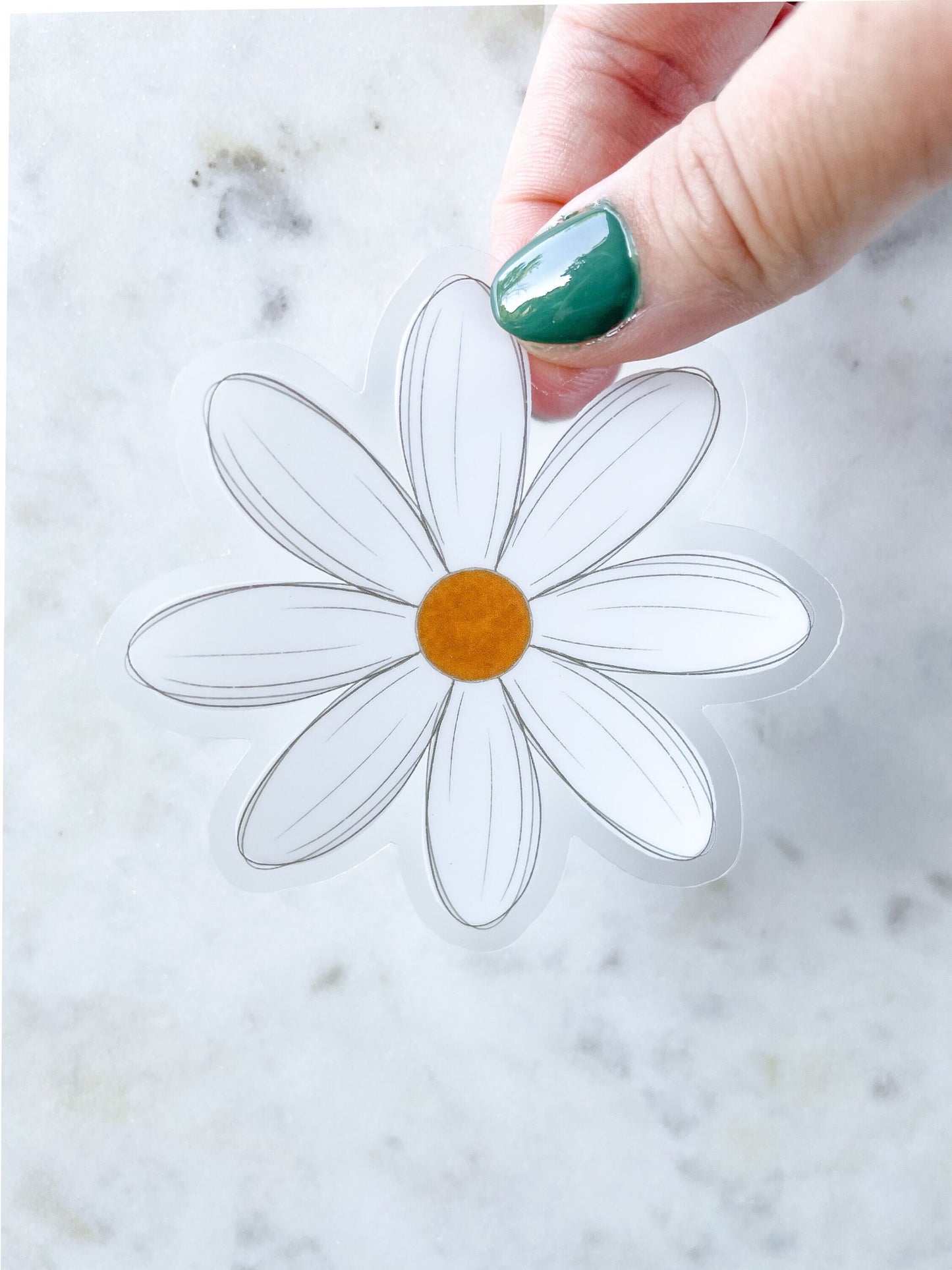 Daisy Waterproof Sticker | 3" x 3"