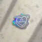 Holographic Pro Choice Conversation Heart Waterproof Sticker