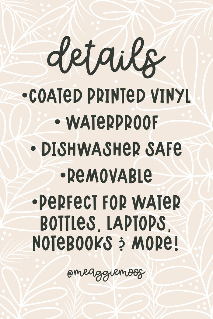Magic Christmas Books Bookshelf Waterproof Sticker | 4.25"