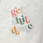 Get Shit Done Waterproof Sticker | 2.5"x2"