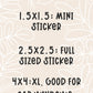 Holographic Pro Choice Conversation Heart Waterproof Sticker