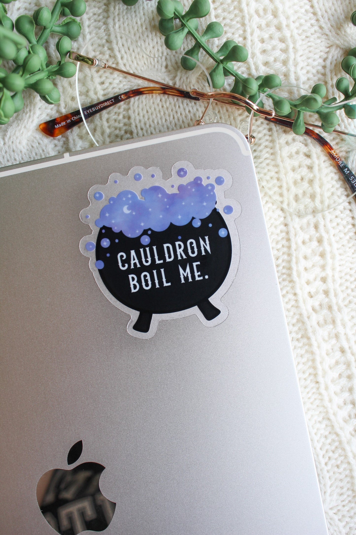 Cauldron Boil Me Waterproof Sticker | A Court of Thorns and Roses | SJM | 2.5”x2.4”