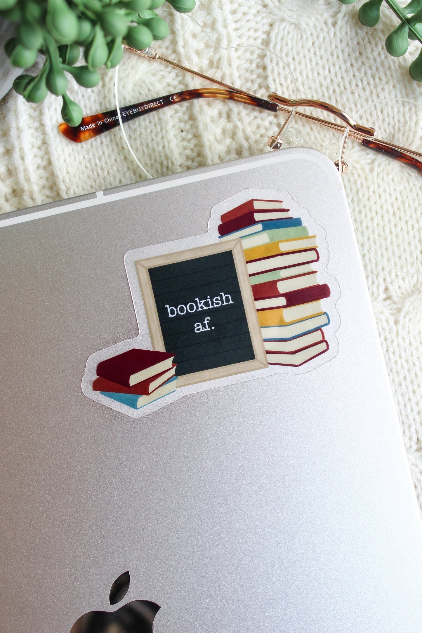 Bookish AF Sticker | 3" x 2.2"