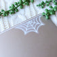 Spider Web Border Waterproof Sticker | 1.6"x3"