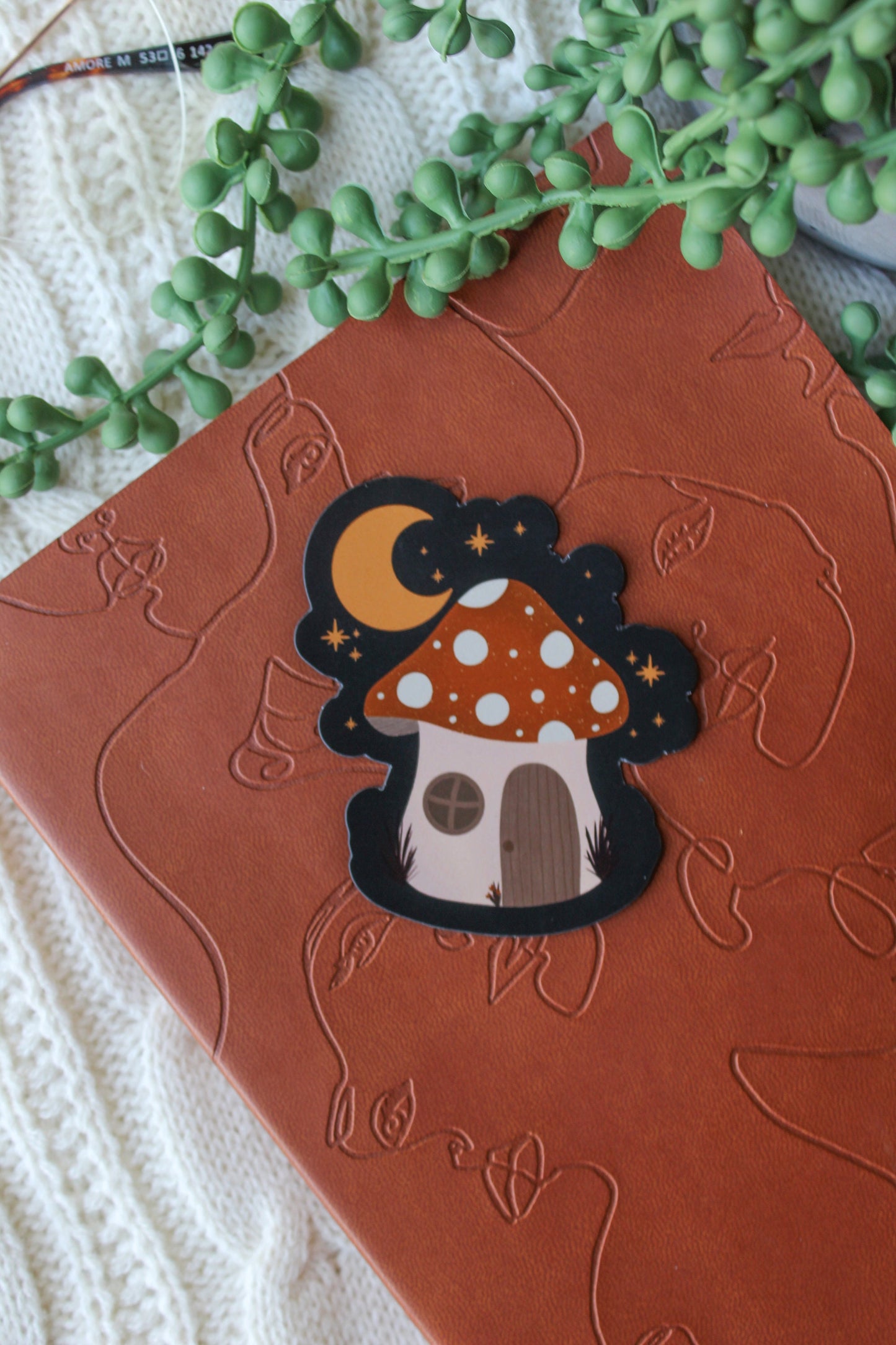 Spooky Fairy Mushroom House Magnet