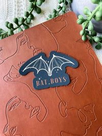Bat Boys Magnet | ACOTAR Aesthetic Dorm | Night Court Bookish | ACOMAF Velaris | A Court Of Thorns and Roses Magnet | 3"x2.84" | Glossy