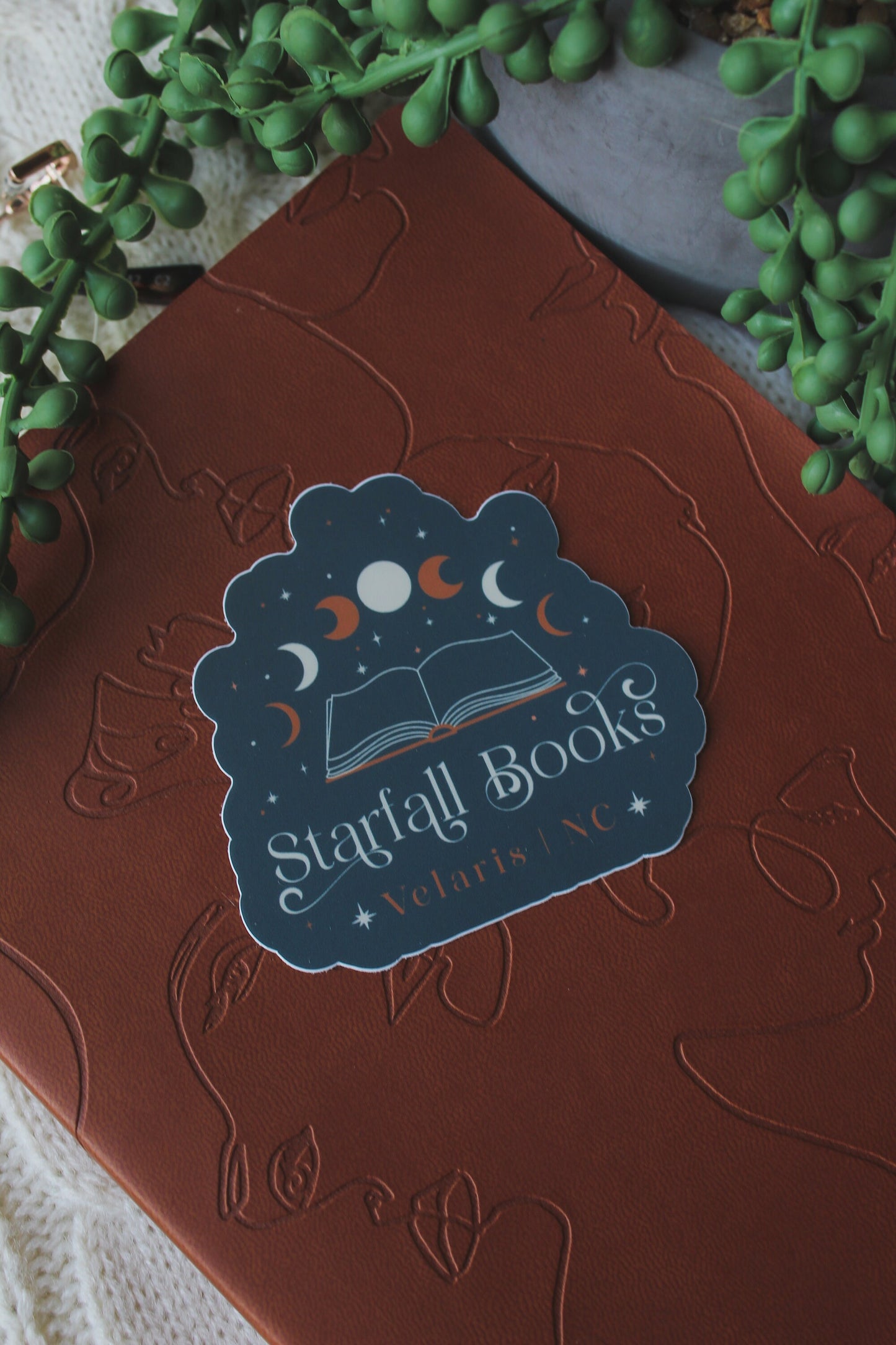 Velaris Bookstore Starfall Books Waterproof Sticker | A Court of Thorns and Roses | SJM | 3"x2.9"