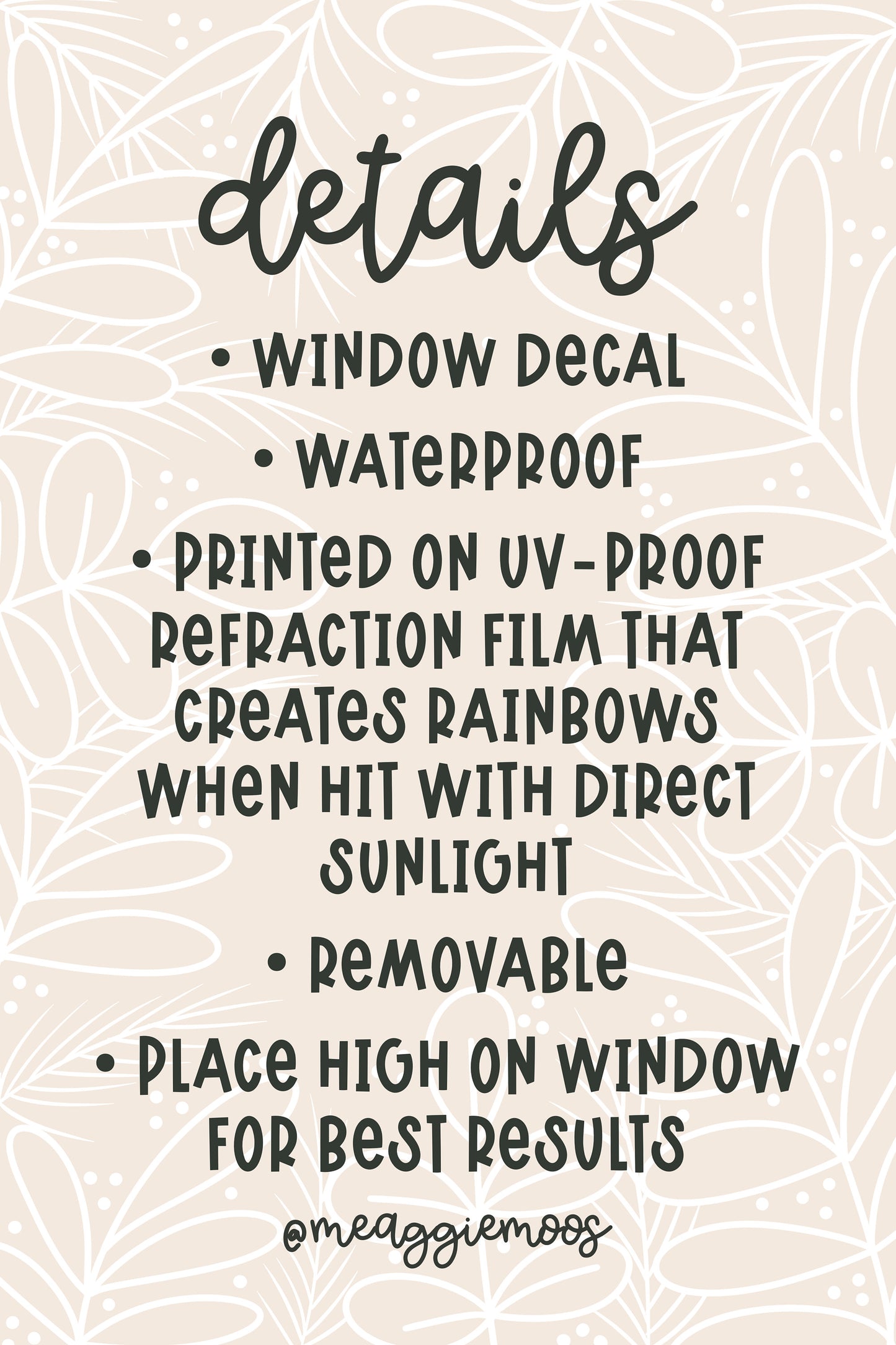 Cozy Bookshelf Suncatcher Window Sticker | 4"x2.6"