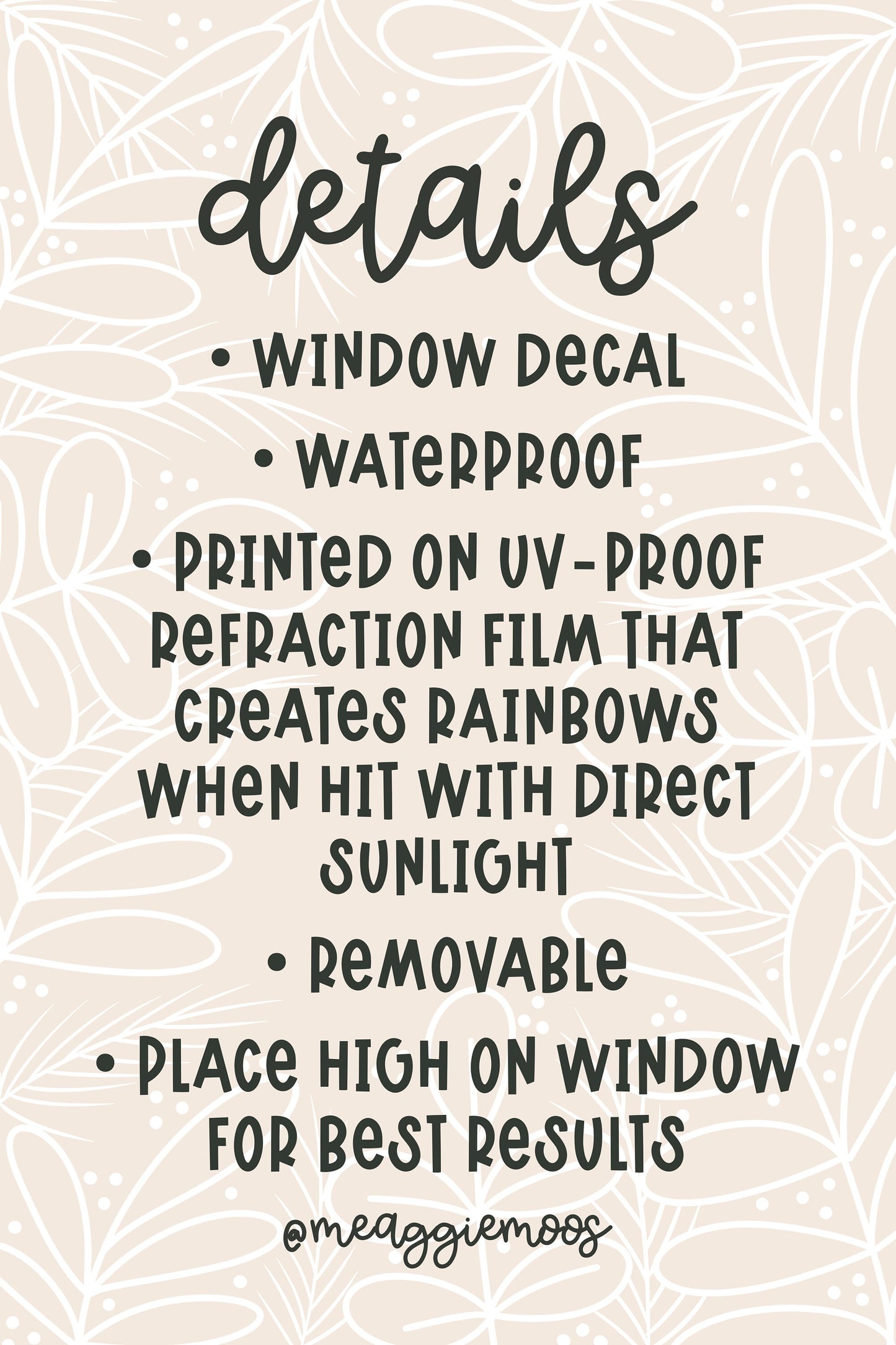 Celestial Book Suncatcher Window Sticker | 4"x2.9"